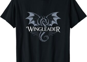 Wingleader Fantasy Storm Dragonrider Dragon T-Shirt