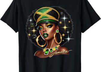 Women Jamaica Clothes Jamaica Flag T-Shirt