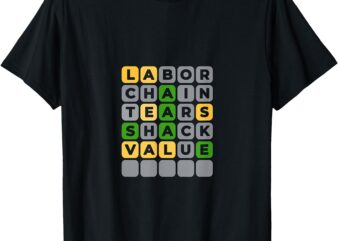 Word Guessing With Labor T-Shirt