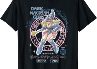 Yu-Gi-Oh! Duel Monsters Dark Magician Girl Card Pose Anime T-Shirt