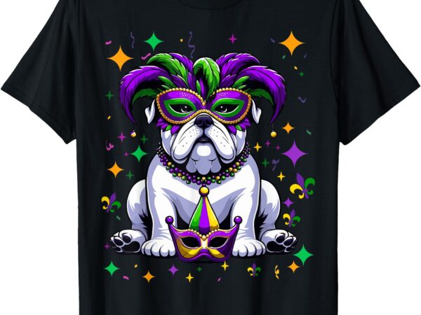 Bulldog mardi gras t-shirt