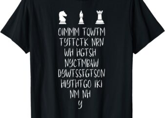 Once I Make My Move Acronym Wizard Chess funny design T-Shirt