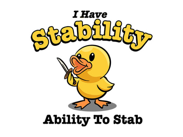 Stability t shirt template vector