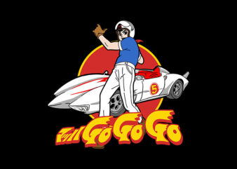 go mach 5 t shirt design template