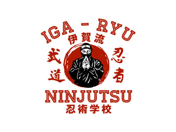 Iga ryu ninja t shirt design for sale