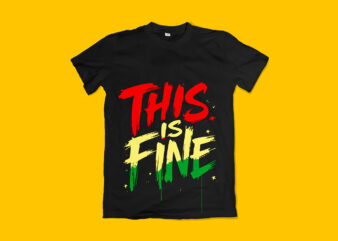 This is Fine Typography T-Shirt Design