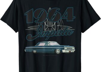 1964 Impala 3.0 Lowrider Kustom Lead Sled Hot Rod Muscle Car T-Shirt