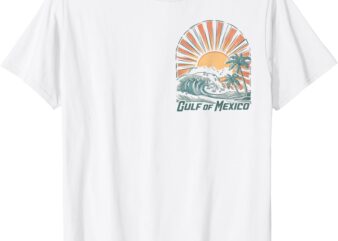 (2sided Front+Back) Gulf of Mexico, Gulf Coast Sunset T-Shirt