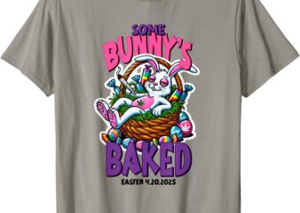 420 Easter Bunny Funny Weed Smoking Rabbit Cannabis 4_20 Day T-Shirt