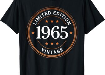 60 Years Old Vintage 1965 60th Birthday Tee Classic T-Shirt