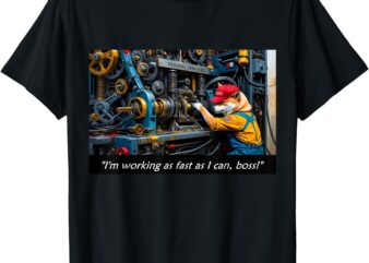 Adjusting the Machine T-Shirt