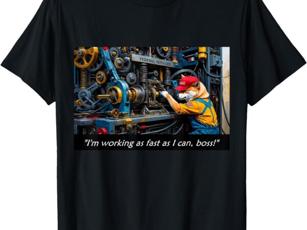 Adjusting the machine t-shirt