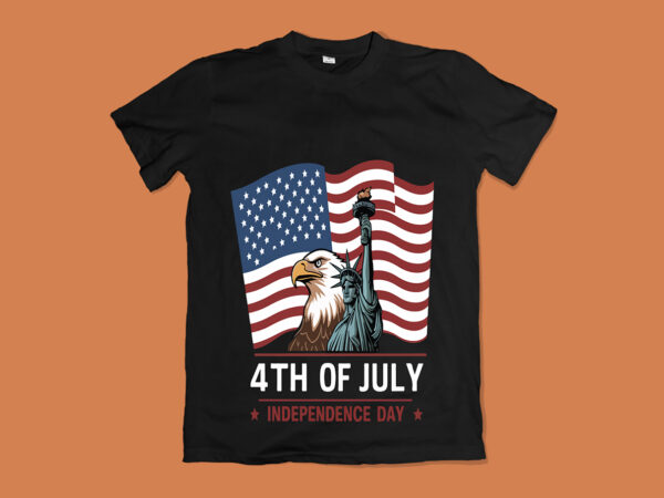 4th of july american independence day t-shirt design