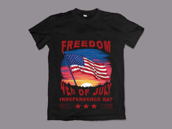 4th of july american independence day t-shirt design