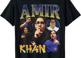 Amir Khan Retro Vintage Official T-Shirt