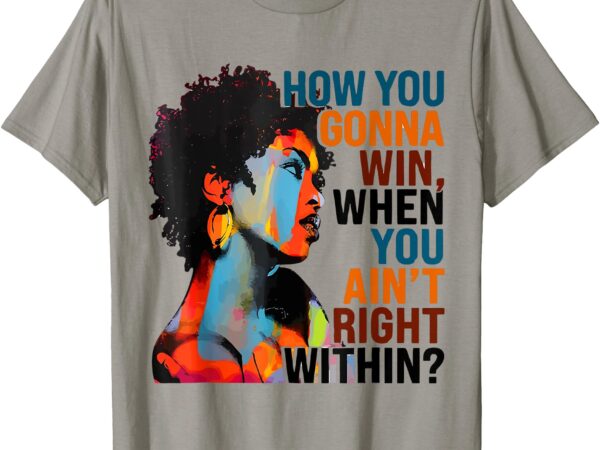Angie abstract afro art motivational quote soul music stone t-shirt