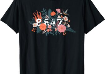 Anti Trump 8647 Floral Resist 86 47 Impeach Trump Impeach 47 T-Shirt