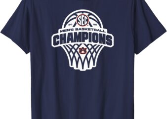 Auburn Tigers Men’s Basketball SEC Champs 2025 Regular T-Shirt