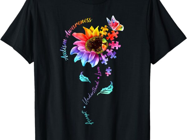 Autism sunflower t-shirt