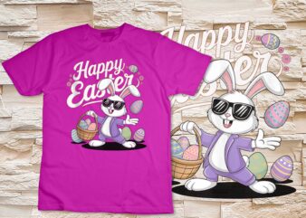 Cool Dabbing Bunny Easter, Cute Rabbit Egg Hunt For Kids Tank Top design