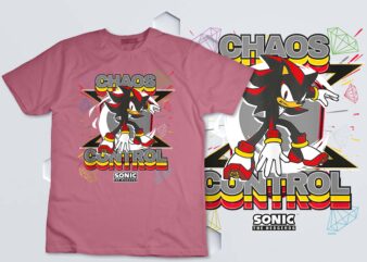 Sonic the Hedgehog – Shadow the Hedgehog “Chaos Control” Tank Top design