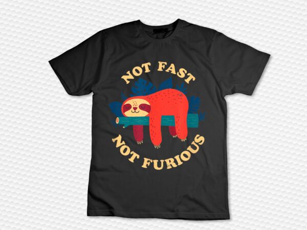 Not fast, not furious – official dinomike design t-shirt