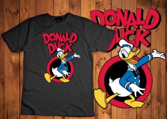 Donald Duck – Character Pose Long Sleeve T-Shirt design