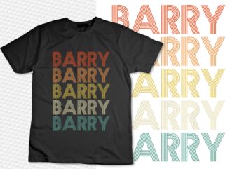 Barry Vintage Retro T-Shirt