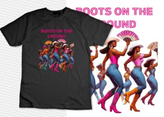 👢✨ “Boots on the Ground – Bold & Trendy Dance Style” ✨👢 design