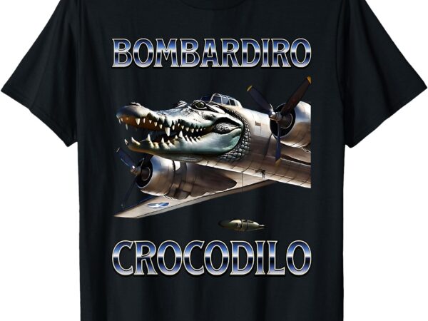 Bombardiro crocodilo – italian brainrot meme t-shirt