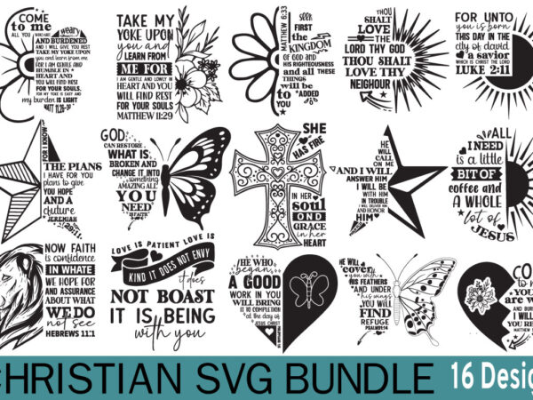 Christian t-shirt bundle, faith bundle christian svg bundle, faith bundle