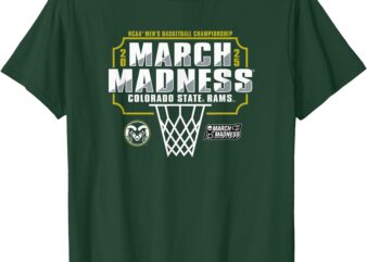 Colorado State Rams March Madness 2025 Men’s Basketball T-Shirt