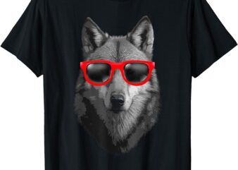 Cool Wolf Design For Men Women Kids Wolf Pack Wolf Lover T-Shirt