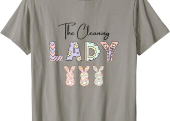 Cute Cleaning Lady – Easter T-Shirt