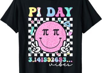 Cute Smile Face Pi Day Kids Girls T-Shirt