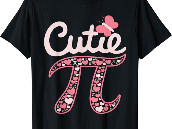 Cutie pi coquette bow women kids toddler math teacher pi day t-shirt