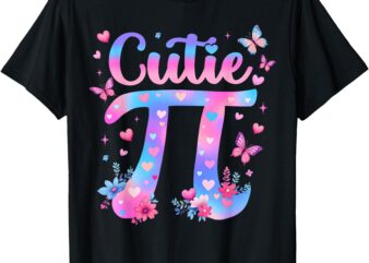 Cutie Pi Day Women Kids Men Toddler Math Teacher Student T-Shirt