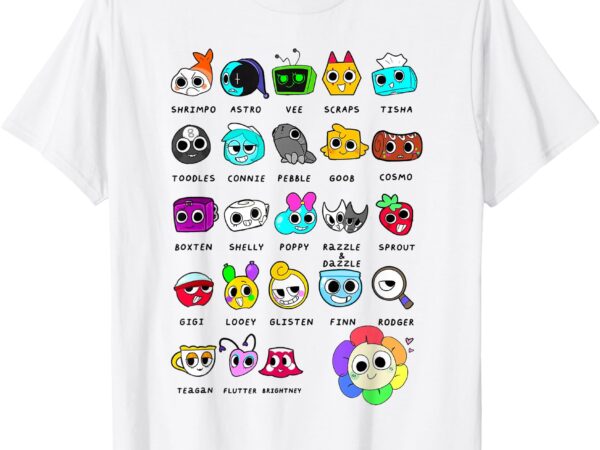 Dandy’s world costume for kids _ dandys world characters t-shirt