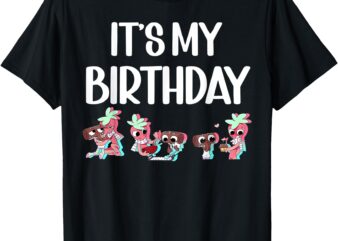 Dandy’s World Plush Cosmo Caramel And Sprout Birthday T-Shirt