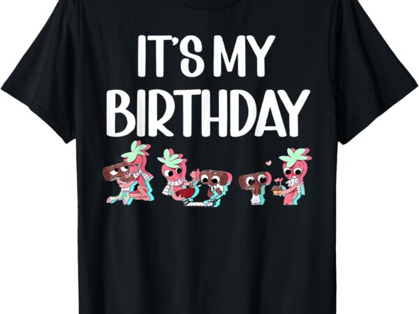 Dandy’s world plush cosmo caramel and sprout birthday t-shirt