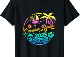 Dominican Republic 2025 Summer Vacation Matching Family T-Shirt