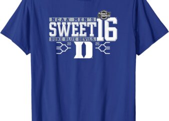 Duke Blue Devils Sweet 16 2025 Men’s March Madness Royal T-Shirt