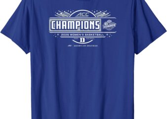 Duke Blue Devils Women’s Basketball ACC Champs 2025 Royal T-Shirt