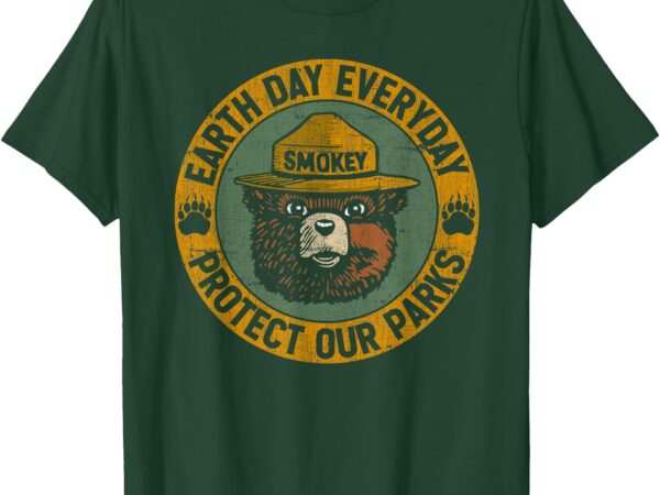 Earth day everyday protect our parks bear vintage t-shirt