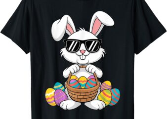 Easter Boys Girls Kids Toddler Bunny Rabbit Easter Egg Hunt T-Shirt