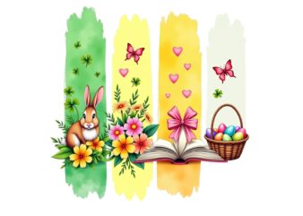 Trendy Retro Easter Sunday Bunny Rabbit Graphics t-shirt design jpeg & png design