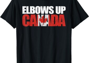 Elbows Up Canada Tee Men Women Canadian Elbows Up T-Shirt