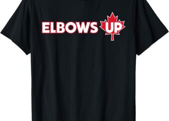 Elbows up shirt elbows up proud canadian flag T-Shirt
