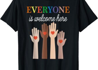 Everyone Is Welcome Here Idaho T-Shirt