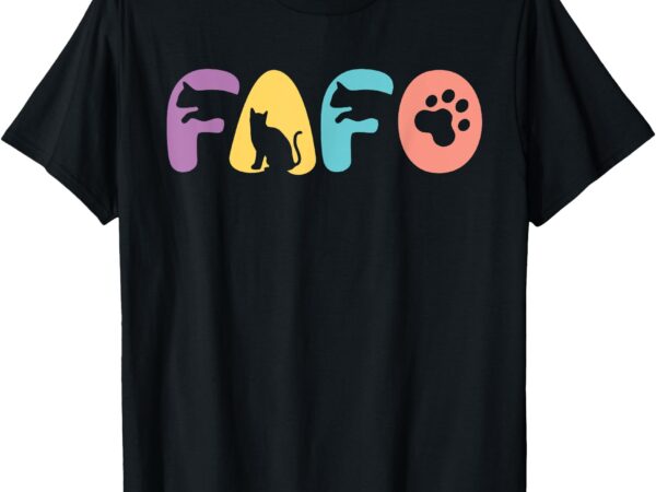 Fafo cute cats t-shirt